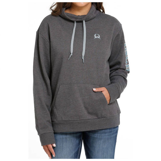 Cinch - Funnel Neck Pullover Sweatshirt