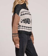 Saltwater Luxe - Zip Up Rose Printed Cardigan