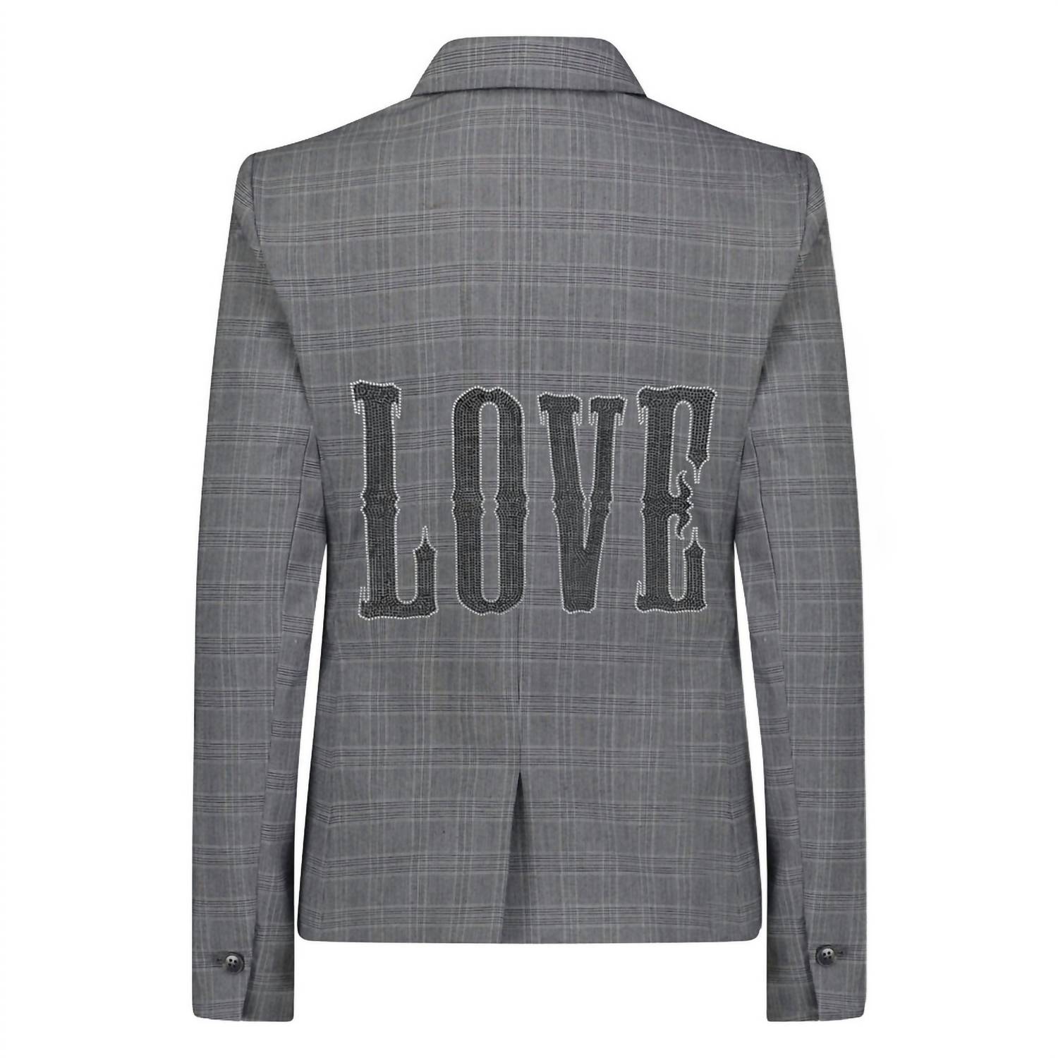Hipchik - Love Plaid Blazer