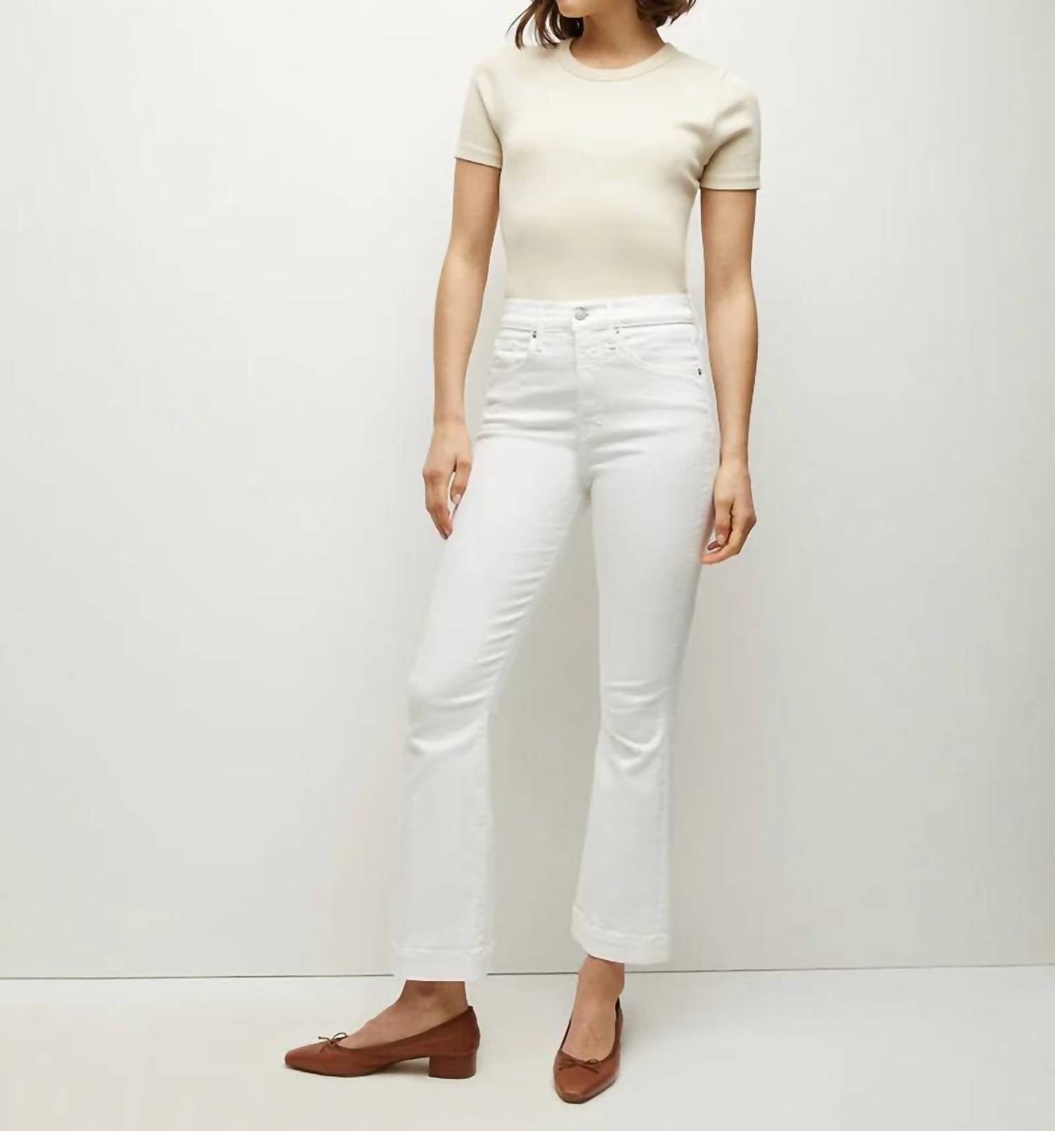 Veronica Beard - Women's Carson High Rise Ankle Flare Pants