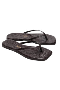 Tkees - Women's Square Toe Lily Croc Sandal