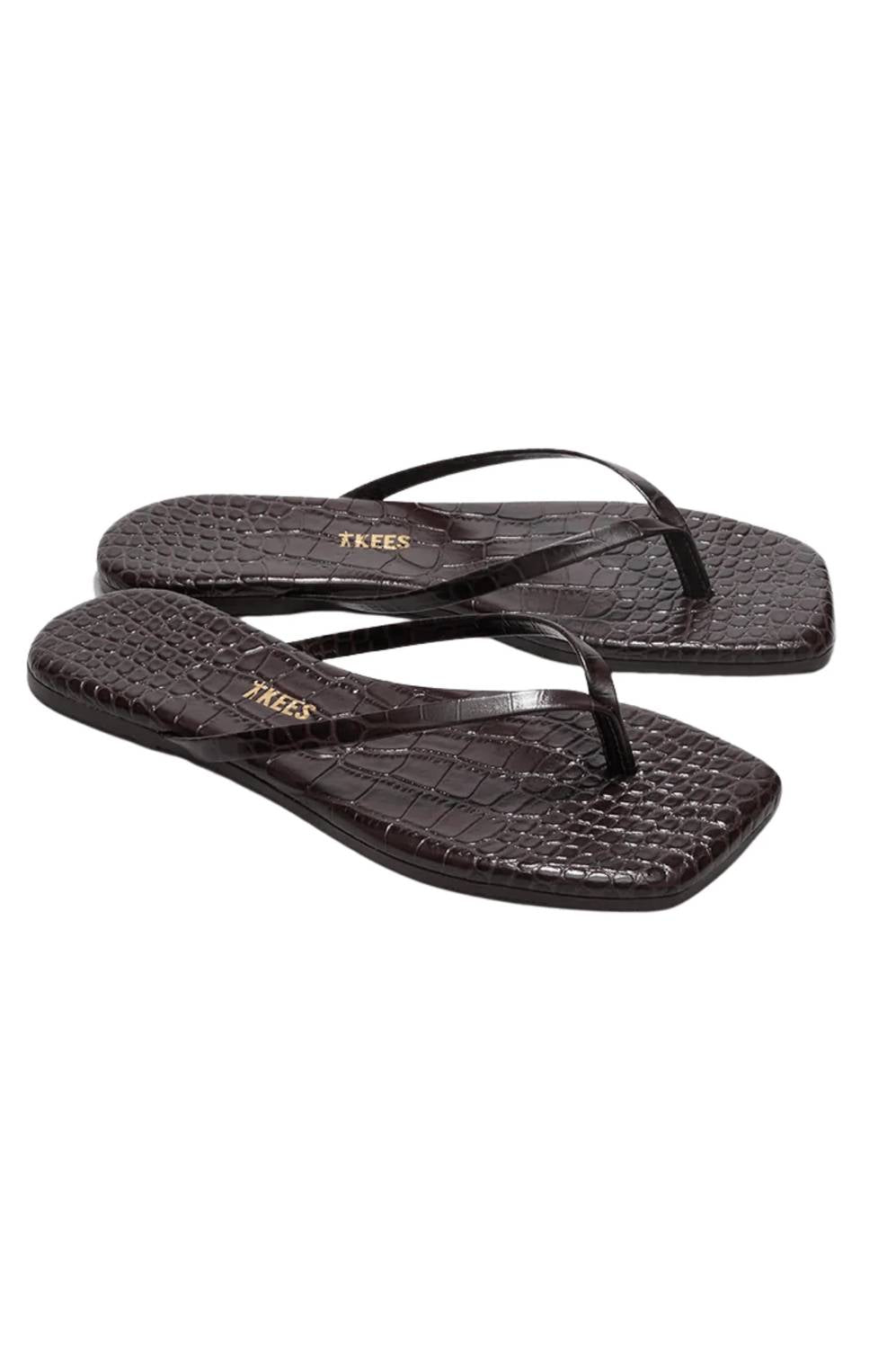 Tkees - Women's Square Toe Lily Croc Sandal