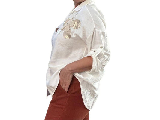 Made In Italy - A Winter Bloom Shirt