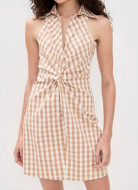 Cinq A Sept - Mckenna Gingham Denim Dress
