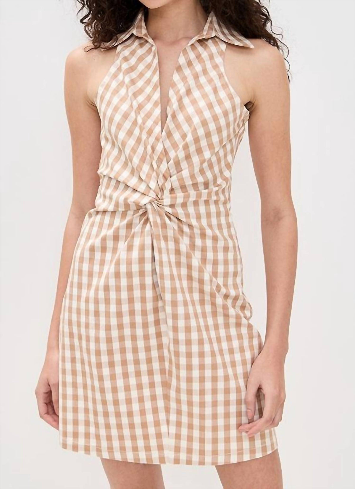 Cinq A Sept - Mckenna Gingham Denim Dress