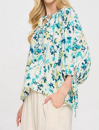Reneec. - Floral Print Blouse