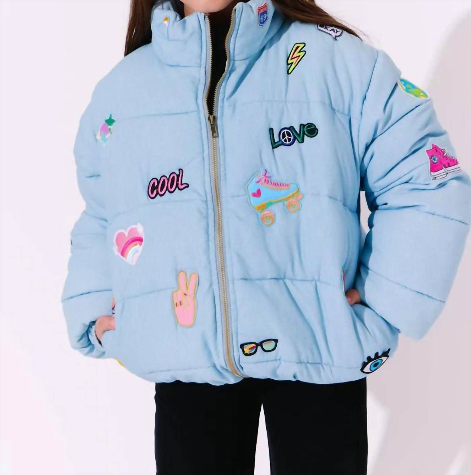 Lola + The Boys - Cool Love Puffer Jacket