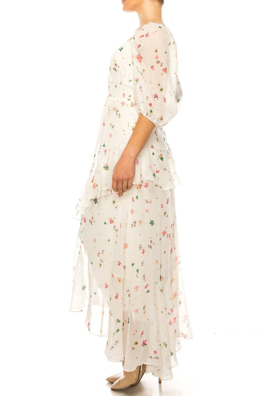 Maison Tara - Smocked Waist Midi Dress