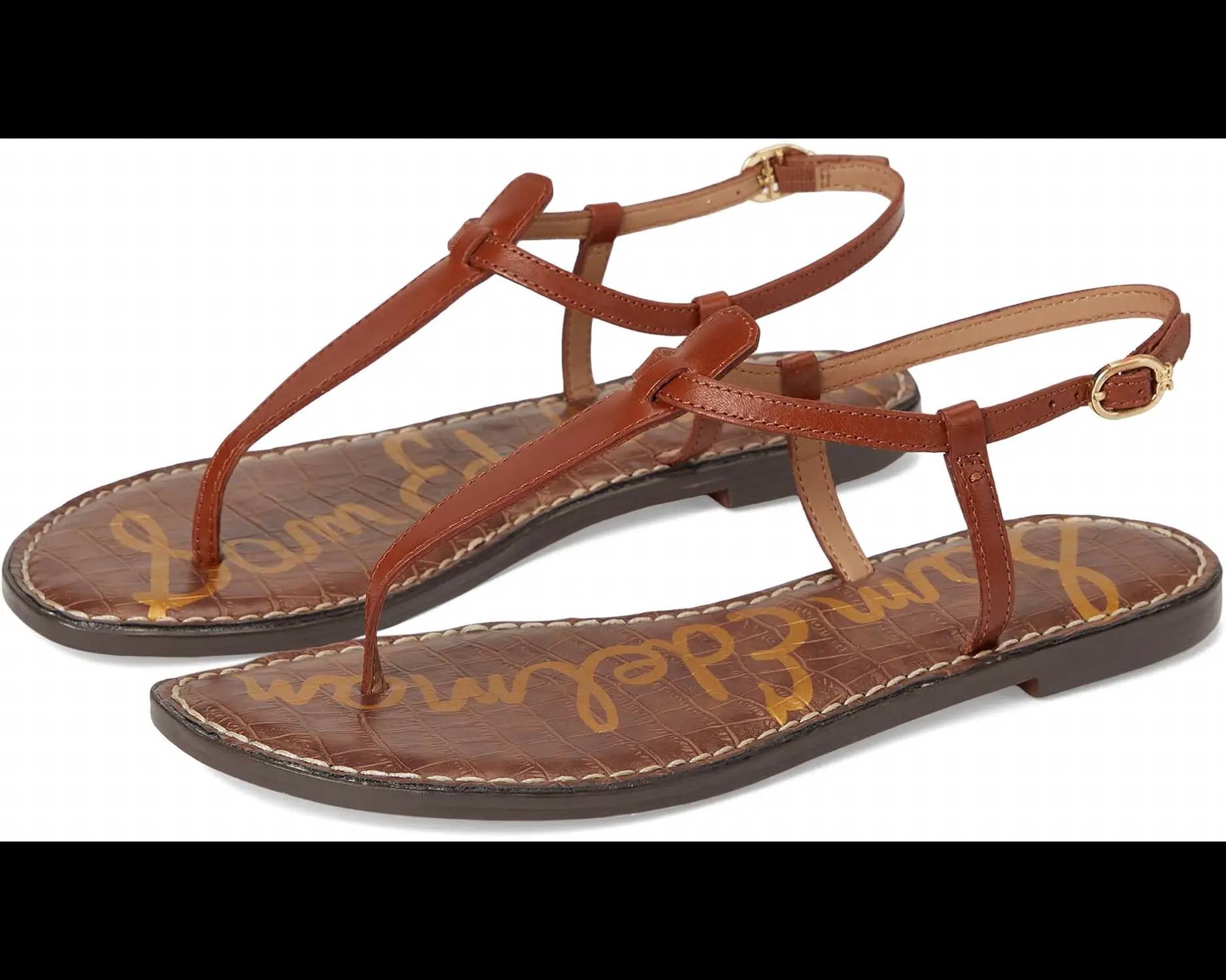 Sam Edelman Women's Gigi Sandal in brown leather - women's sandal