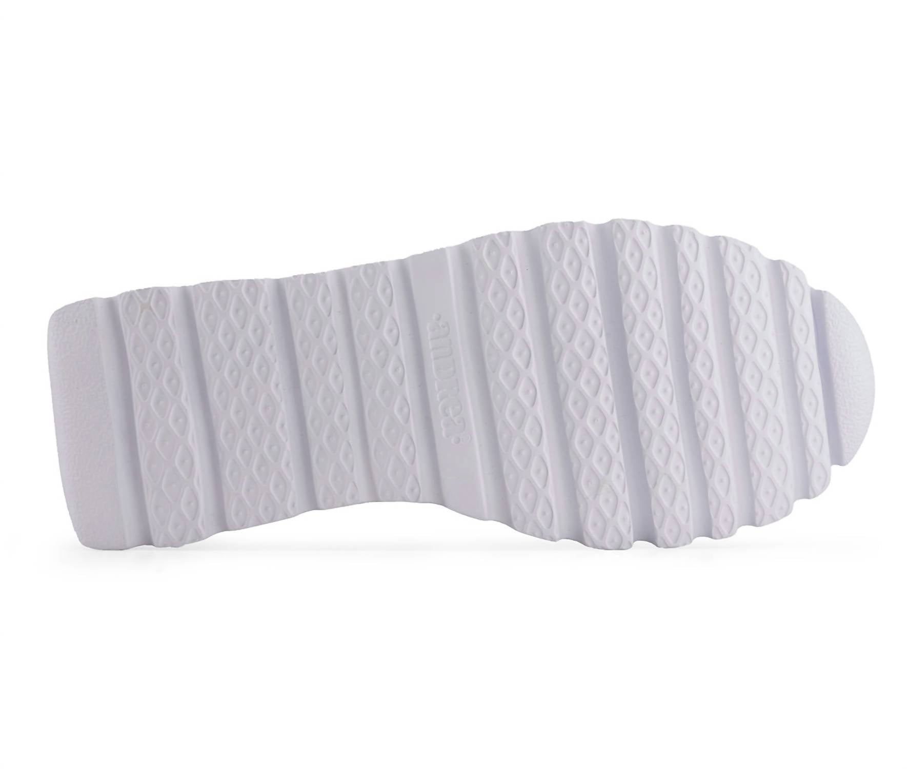 Andrea - Women's Casual Sneakers With Laser Cut Pattern