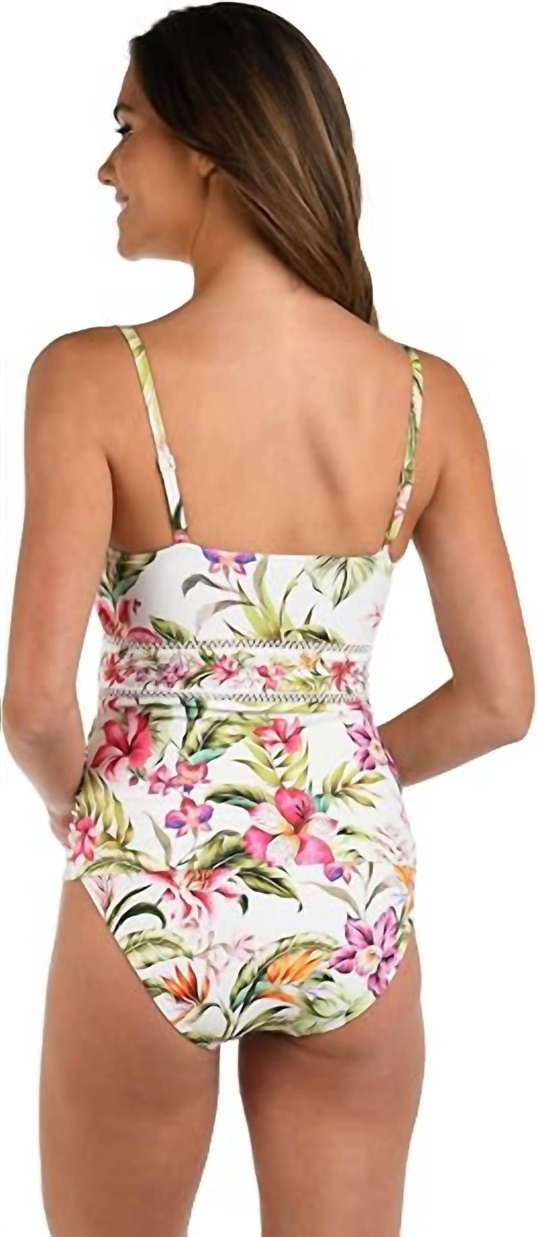 La Blanca - Women's Lingerie Strap Tankini Swimsuit Top