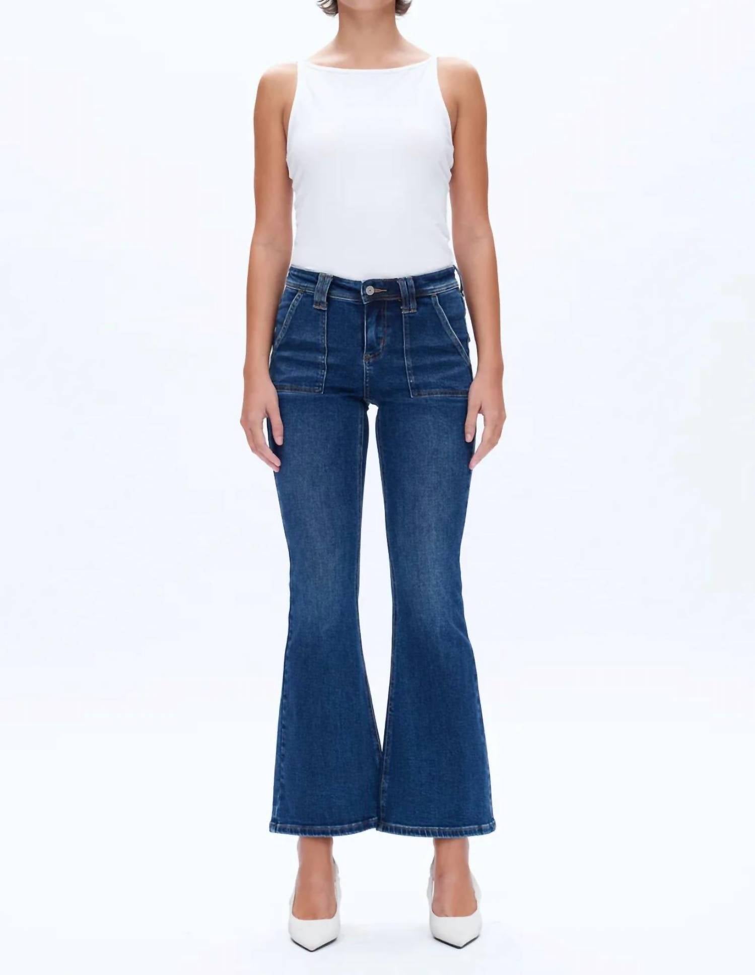 Bayeas - Jess Low Rise Flare Jeans