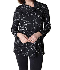 Habitat - Circle Knit Tie Neck Tunic