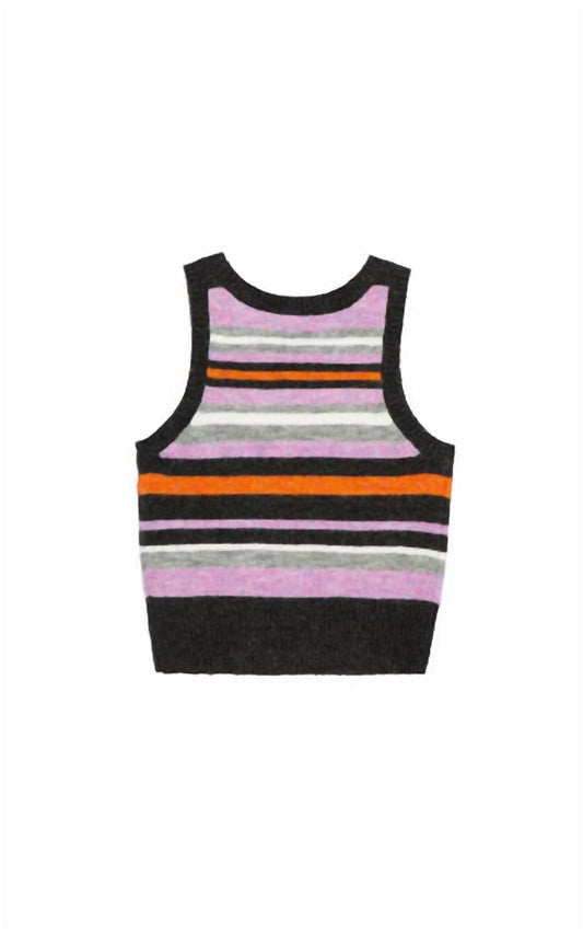 Girl's Striped Sweater Vest