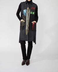 Frank Lyman - Long Denim Vest