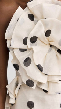 Zimmermann - Crush Ruffle Halter Mini Dress