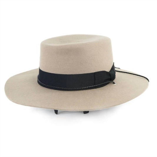 American Hat Makers - Women's Cannes Wide Brim Felt Boater Hat