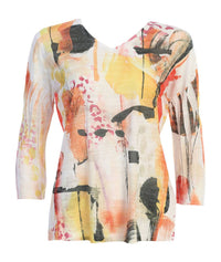 Jess & Jane - Women's Camille Burnout Sublimation Top