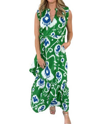 Fitzroy & Willa Christina Maxi Dress in sullivan ikat - women's dress