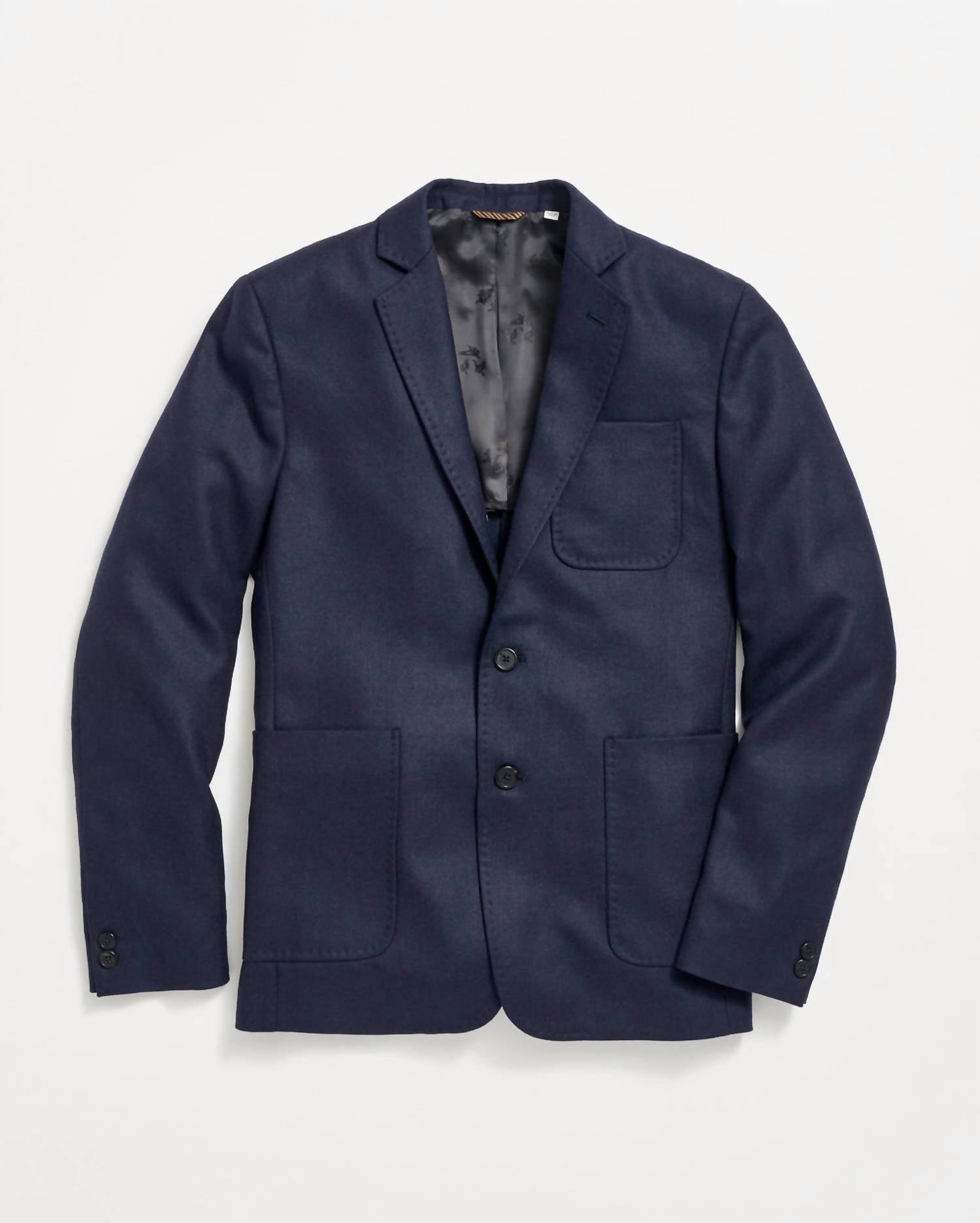Billy Reid Long Sleeve Sport Coat in navy - men's jacket - view 4