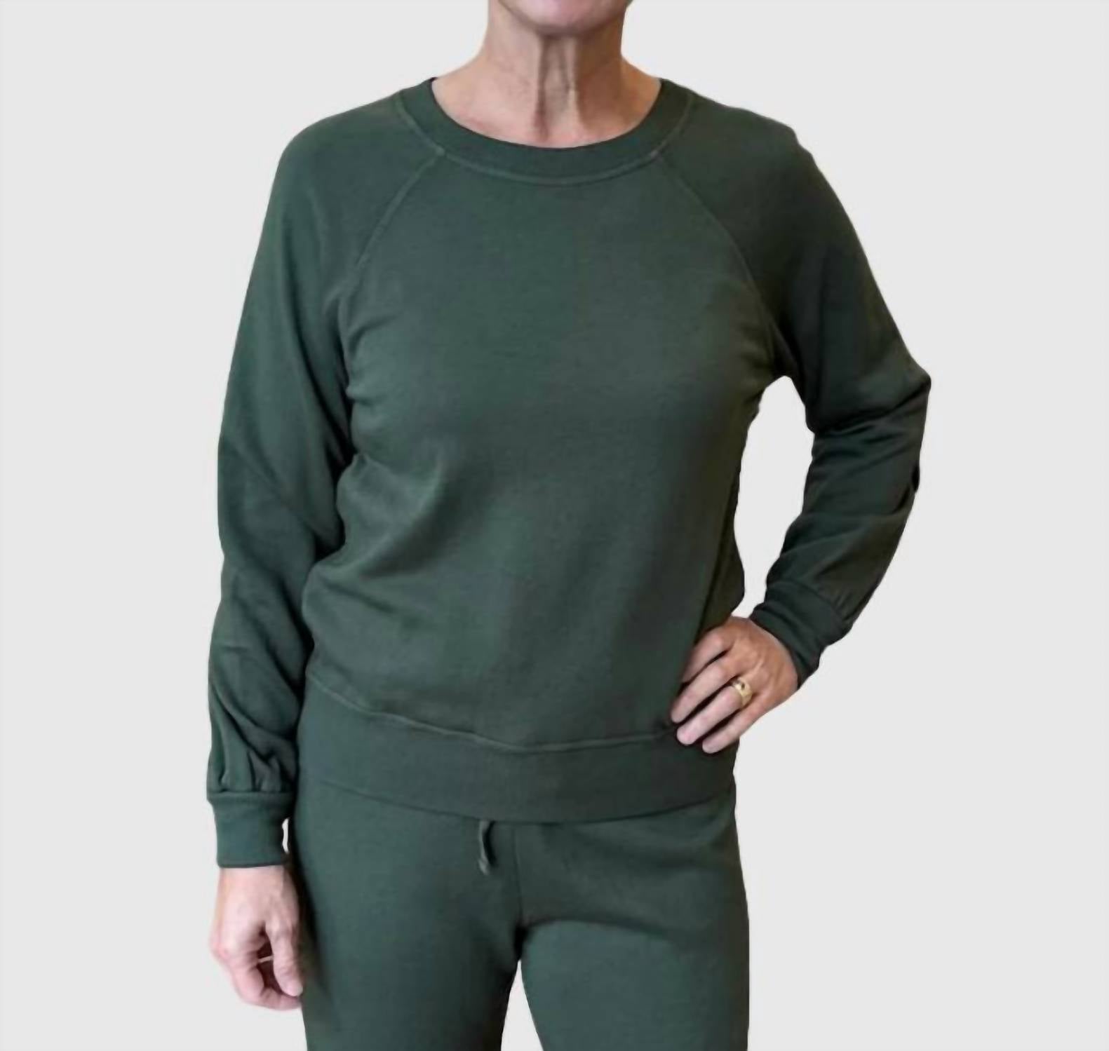 Bobi - Puff Long Sleeve Raglan Pullover