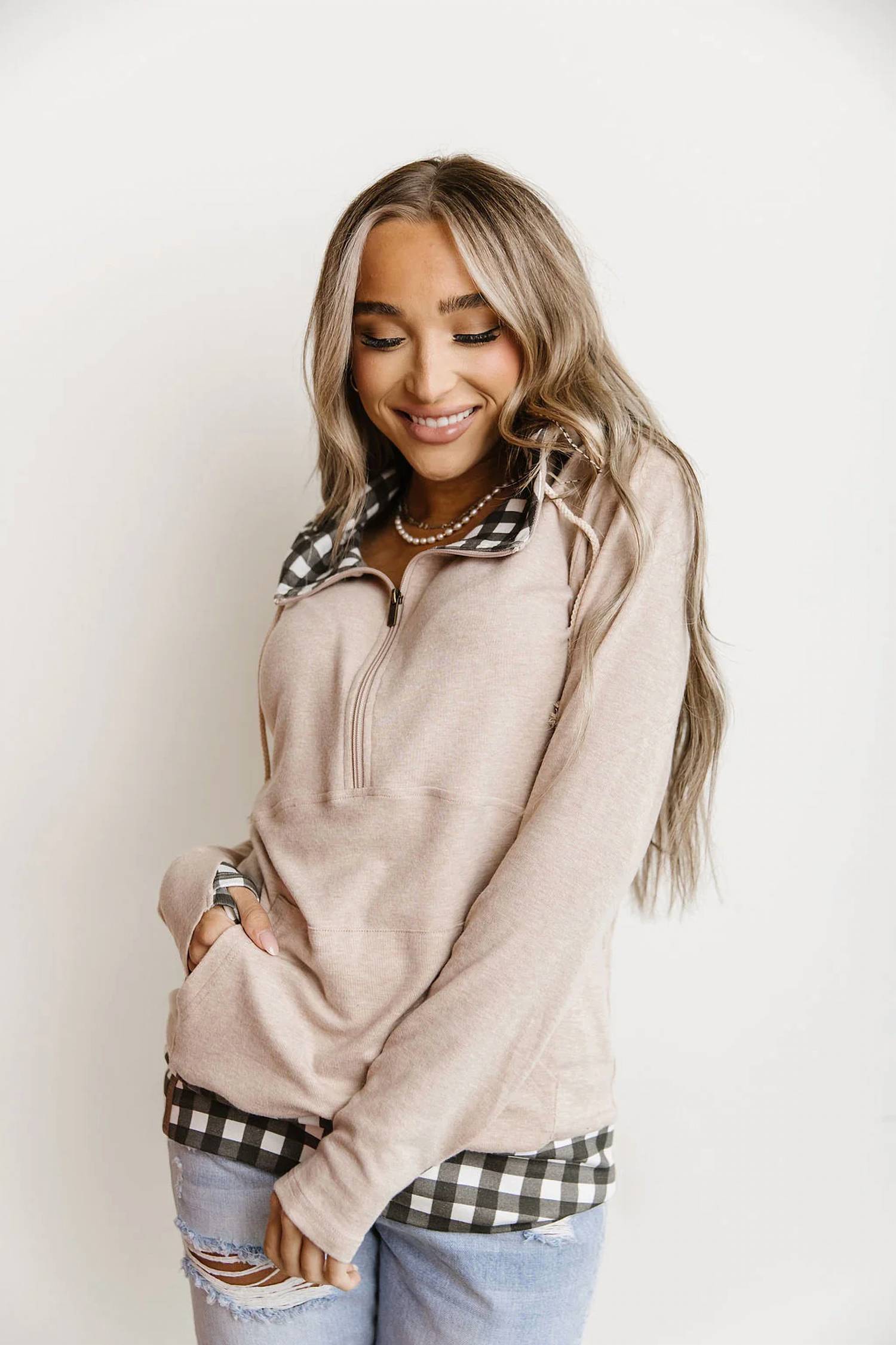 Ampersand Ave - Halfzip Hoodie