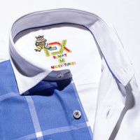 Eight X - Part Plaid Frog Oxford Button Down Shirt
