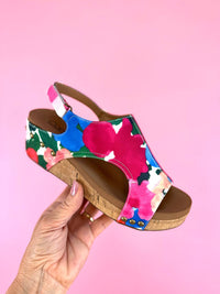 Corkys Footwear - Women's Volta Ii Flowers Wedge Sandal