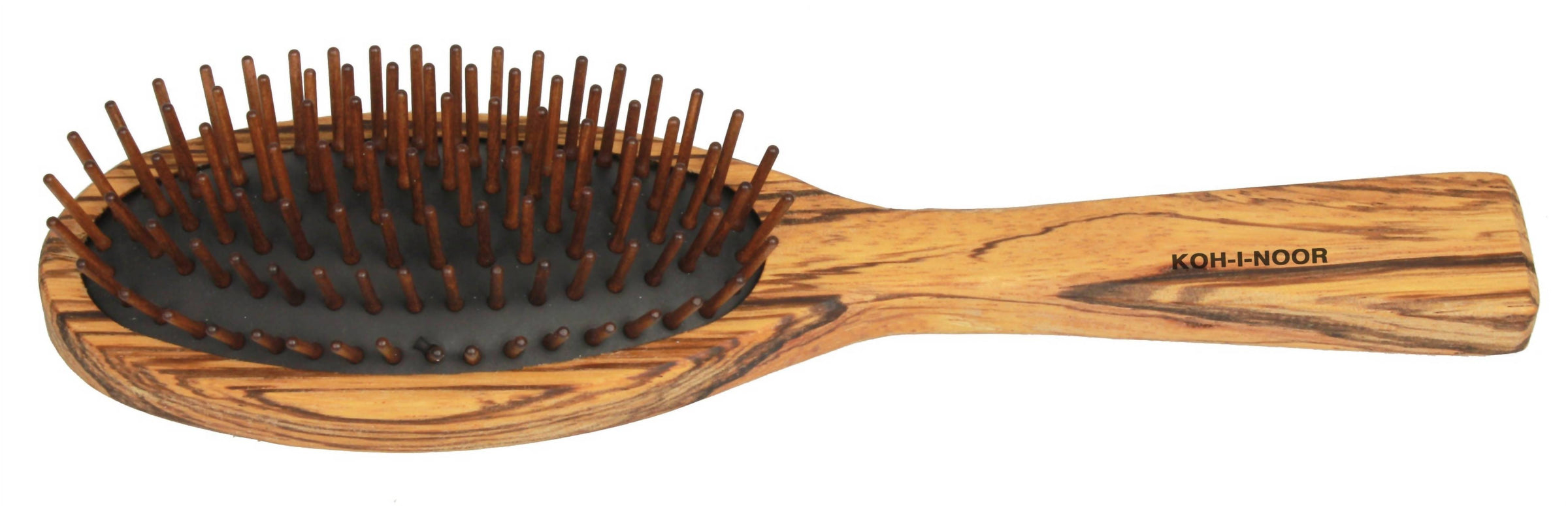 Koh-I-Noor Beauty Usa - Women's Zebrano Wood Nylon Pin Hair Brushes