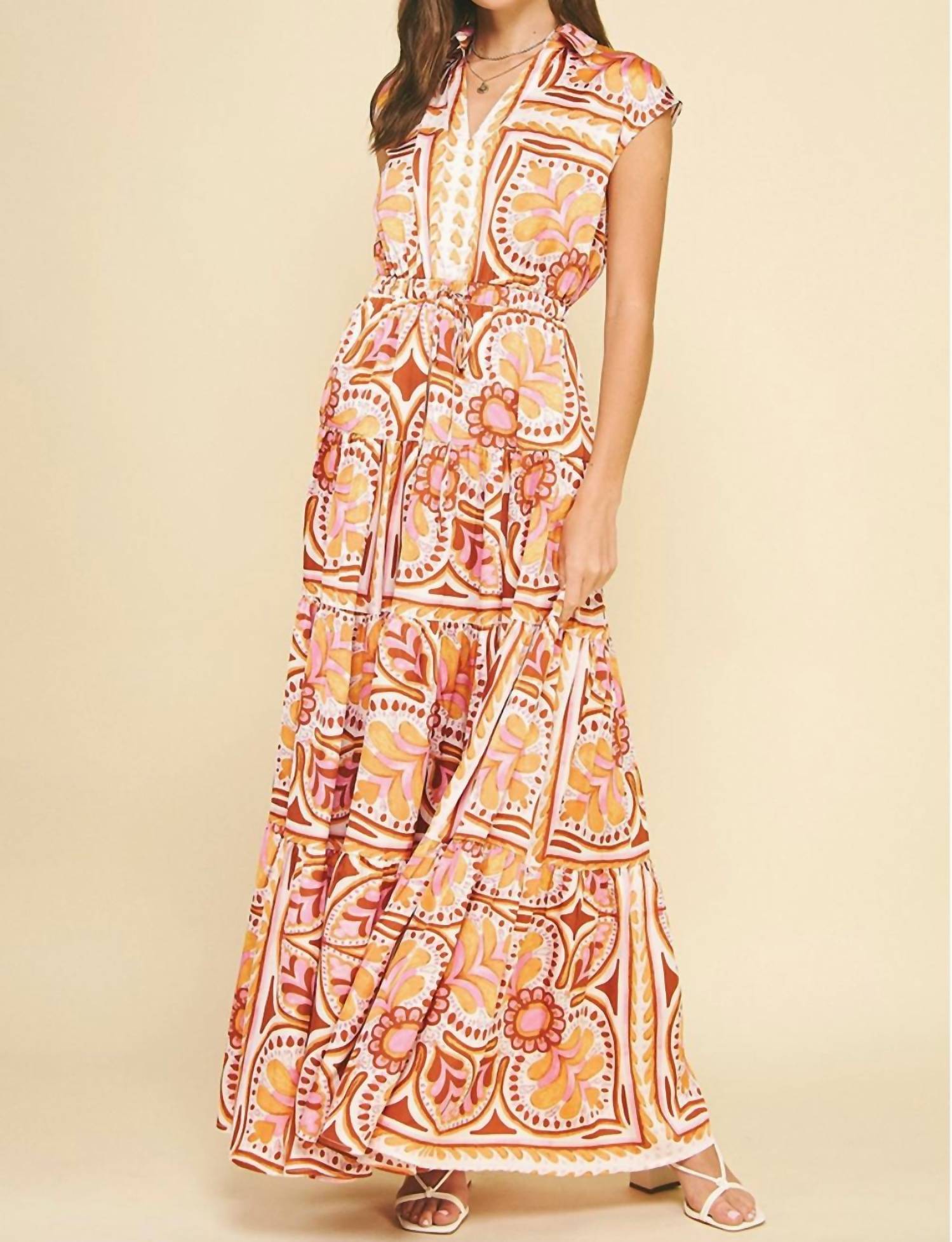 Pinch - Tiered Floral Maxi Dress