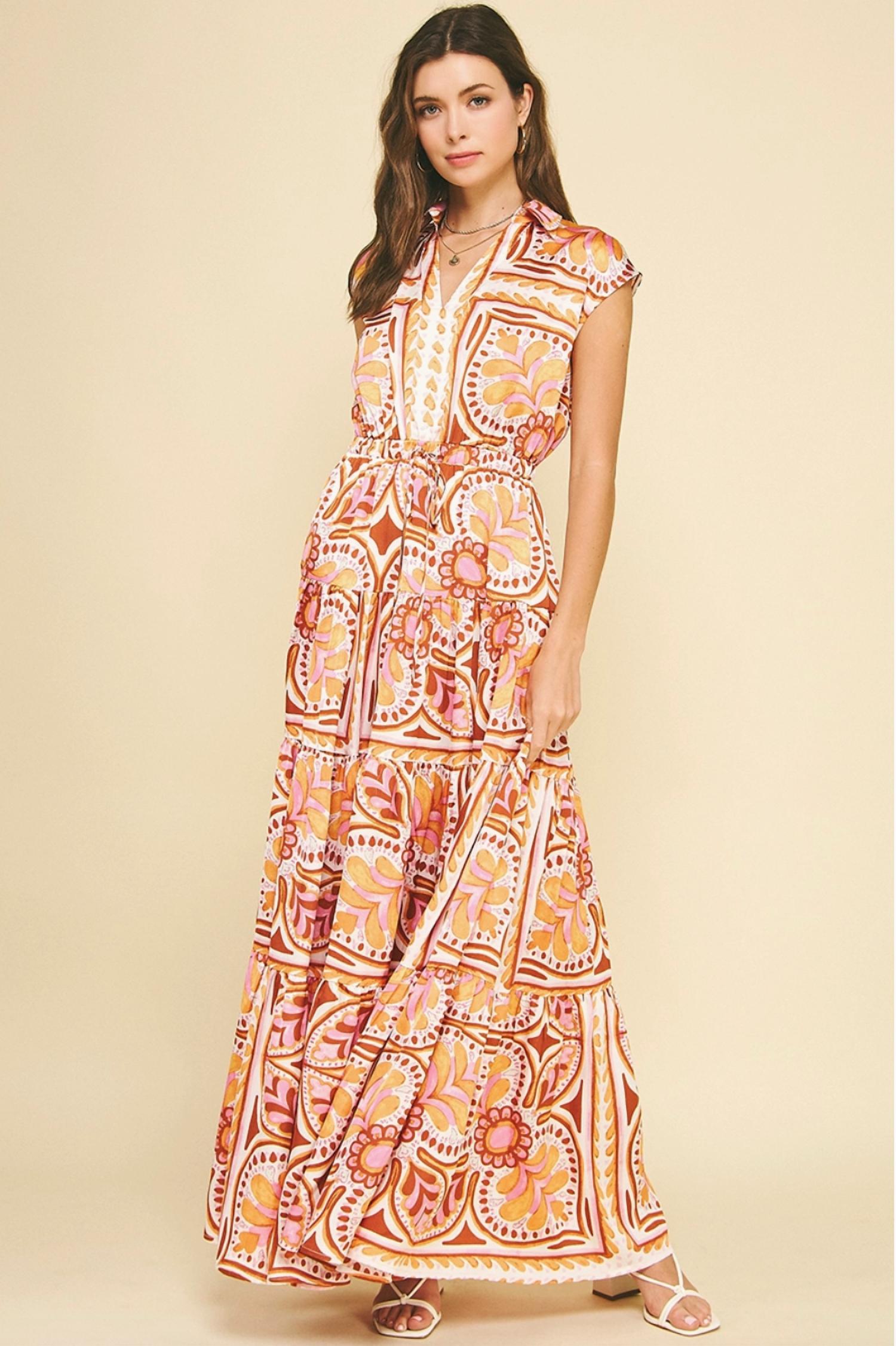 Pinch - Tiered Floral Maxi Dress