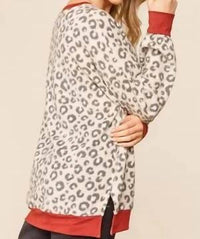 Haptics - BRUSHED SWEATER MARSALA DETAIL