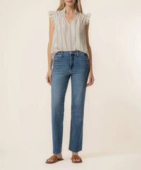 Kut From The Kloth - Ronda Ruffle Neck Top