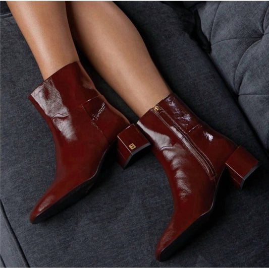 Franco Sarto - Women's Flexa Fabiene Leather Square Toe Bootie