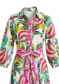 maude vivante Women's Remi Dress in banana pops - women's dress - detail view