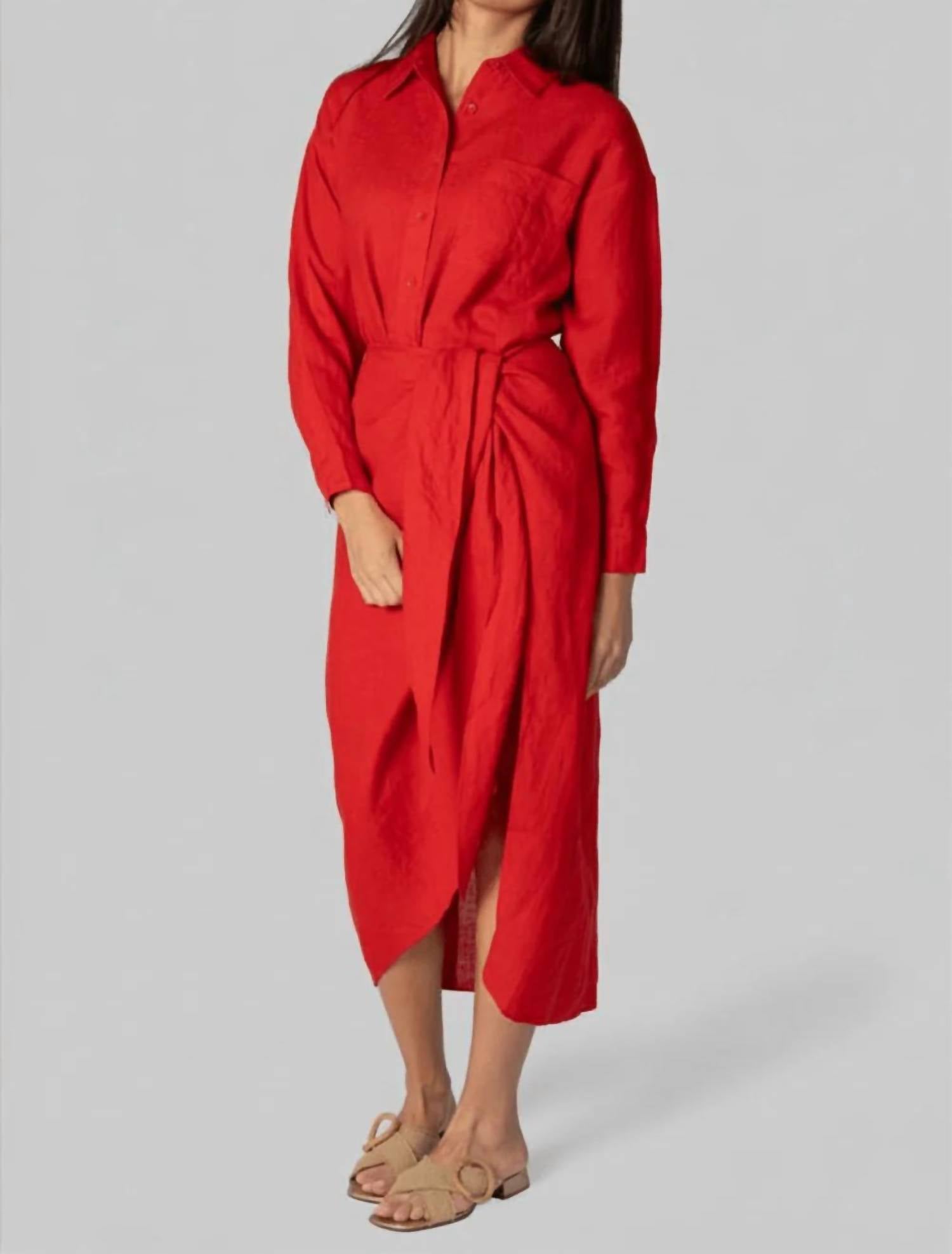 Apiece Apart - Alessandra Sarong Shirt Dress