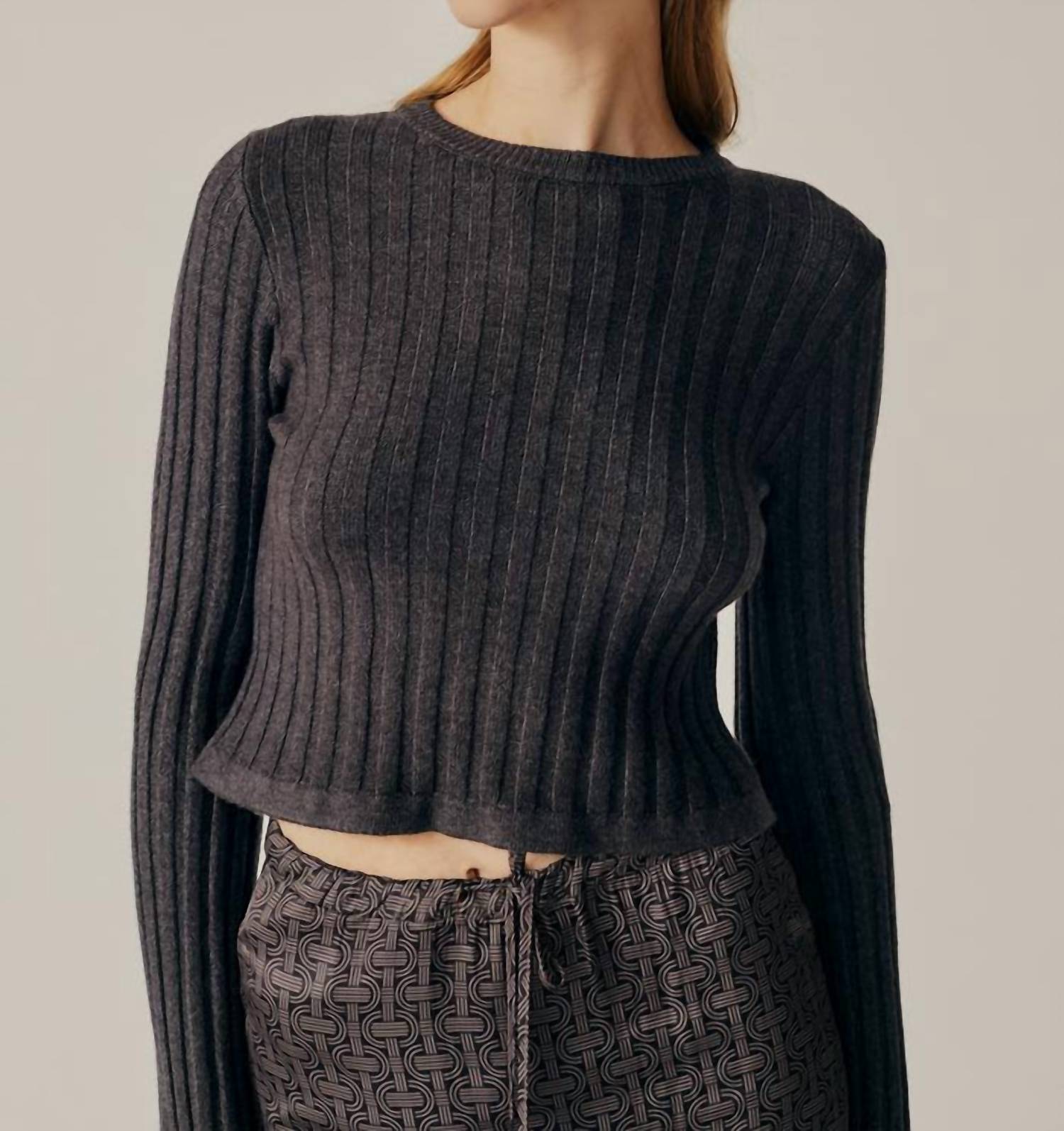Deluc - Buddleia Crop Sweater