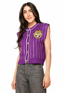 Queen Of Sparkles - Lsu College Team Vest
