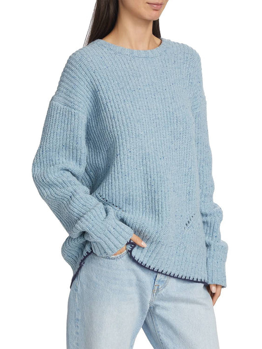 Atm - Heather Merino Blend Crew Sweater