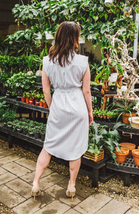 Striped Shirt Dress