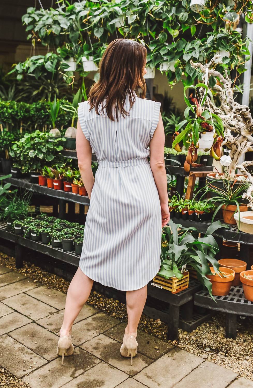 Striped Shirt Dress