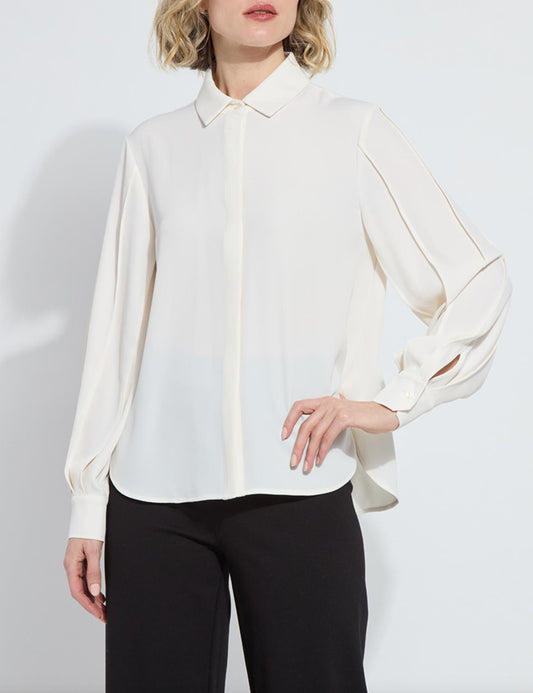 Lysse - Ivette Pleated Balloon Sleeve Blouse