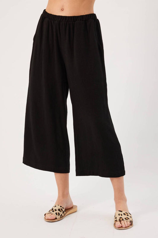 Kylie Paige - Wide Leg Linen Pants