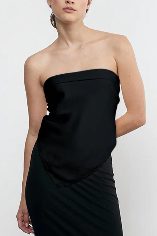 Enza Costa - Fluid Twill Scarf Top