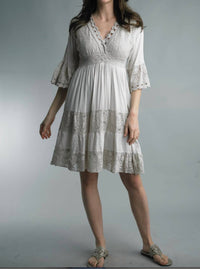 Tempo Paris - CROCHET SHORT DRESS