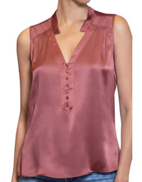 Go By Go Silk - Into The Fold Shell Top