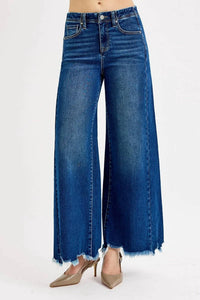 Risen - Chatter High Rise Ankle Wide Jeans