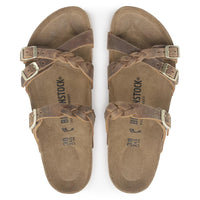 Birkenstock - Women's Franca Braided Natural Leather Oiled Sandal
