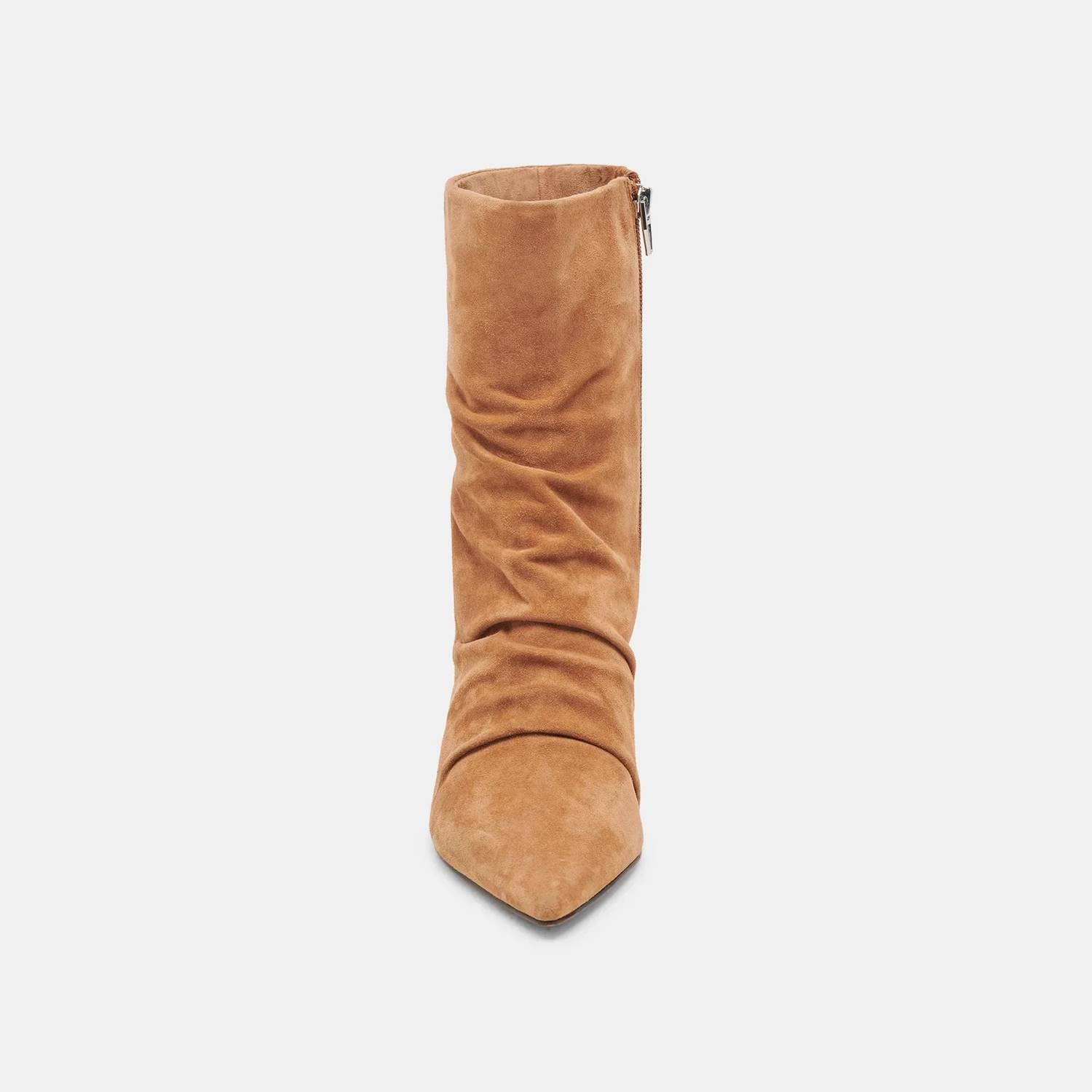 Dolce Vita Women's Fernly Heeled Boots in pecan suede - women's shoe - view 5