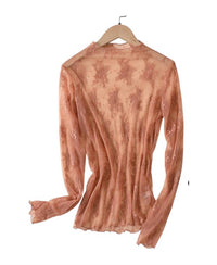 Accity - Women's Sexy Mesh Blouse
